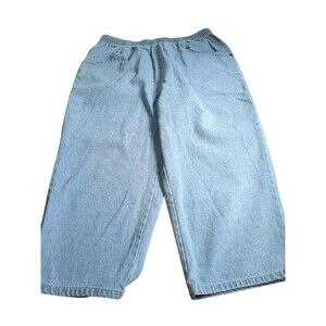 Womens Jeno Neuman Light Blue  Jean Capri's  Size 10